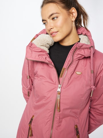 Ragwear Weatherproof jacket 'ZUZKA' in Pink