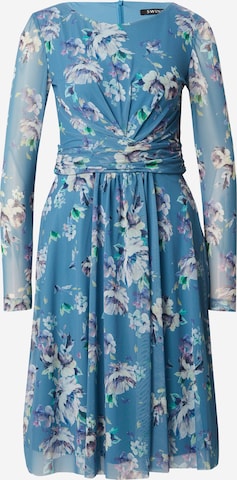 Robe SWING en bleu : devant