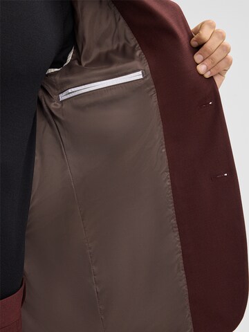 STRELLSON Slim fit Business-colbert 'Alzer ' in Rood