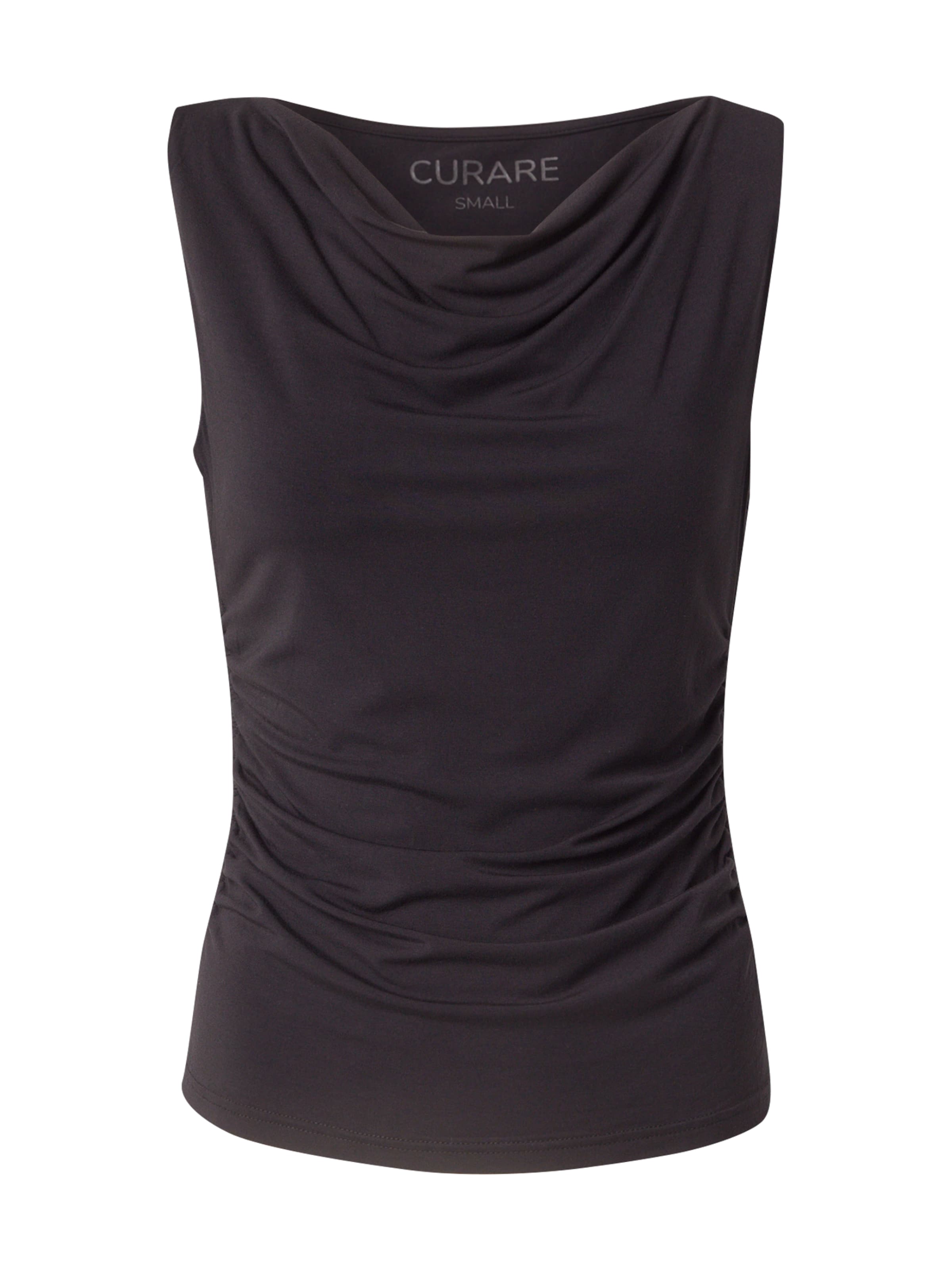 CURARE Yogawear Urheilutoppi värissä musta: etupuoli