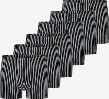 SCHIESSER Boxershorts '95/5 Essentials Organic Cotton' in Zwart: voorkant