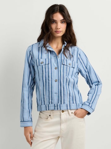 Pepe Jeans Tussenjas 'Karol' in Blauw: voorkant