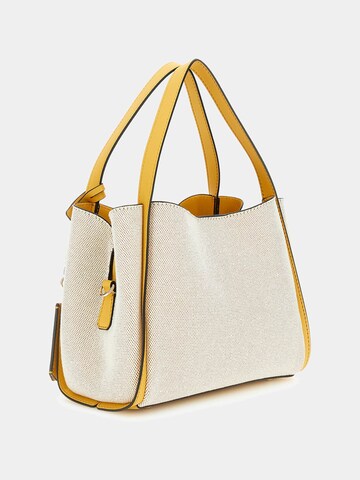 GUESS Handtasche 'Nicolette' in Gelb