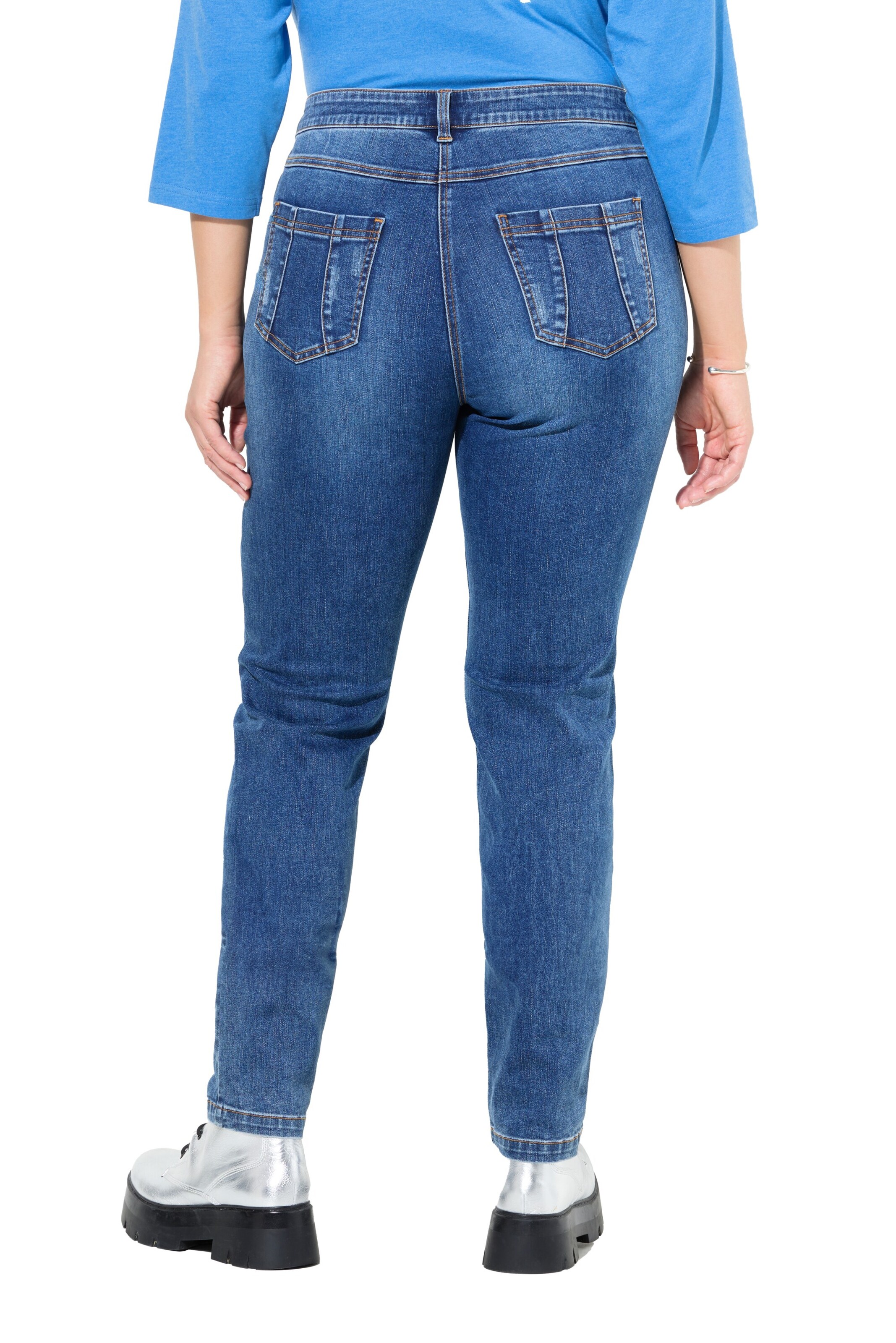 Ulla Popken Skinny Jeans in Blau