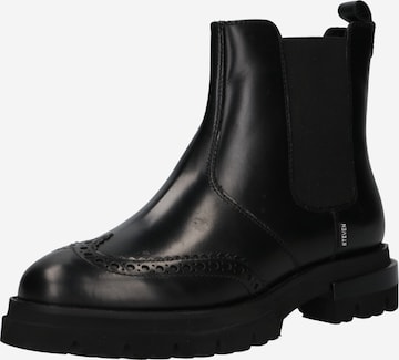 Steven New York Chelsea Boots 'AMAZE' in Black: front