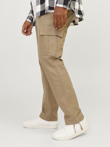 Loosefit Pantaloni cargo 'JPSTKane JJBarkley' di Jack & Jones Plus in marrone