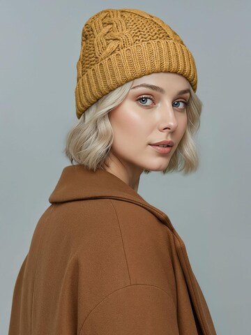 Neverless Beanie 'Model 36937' in Yellow