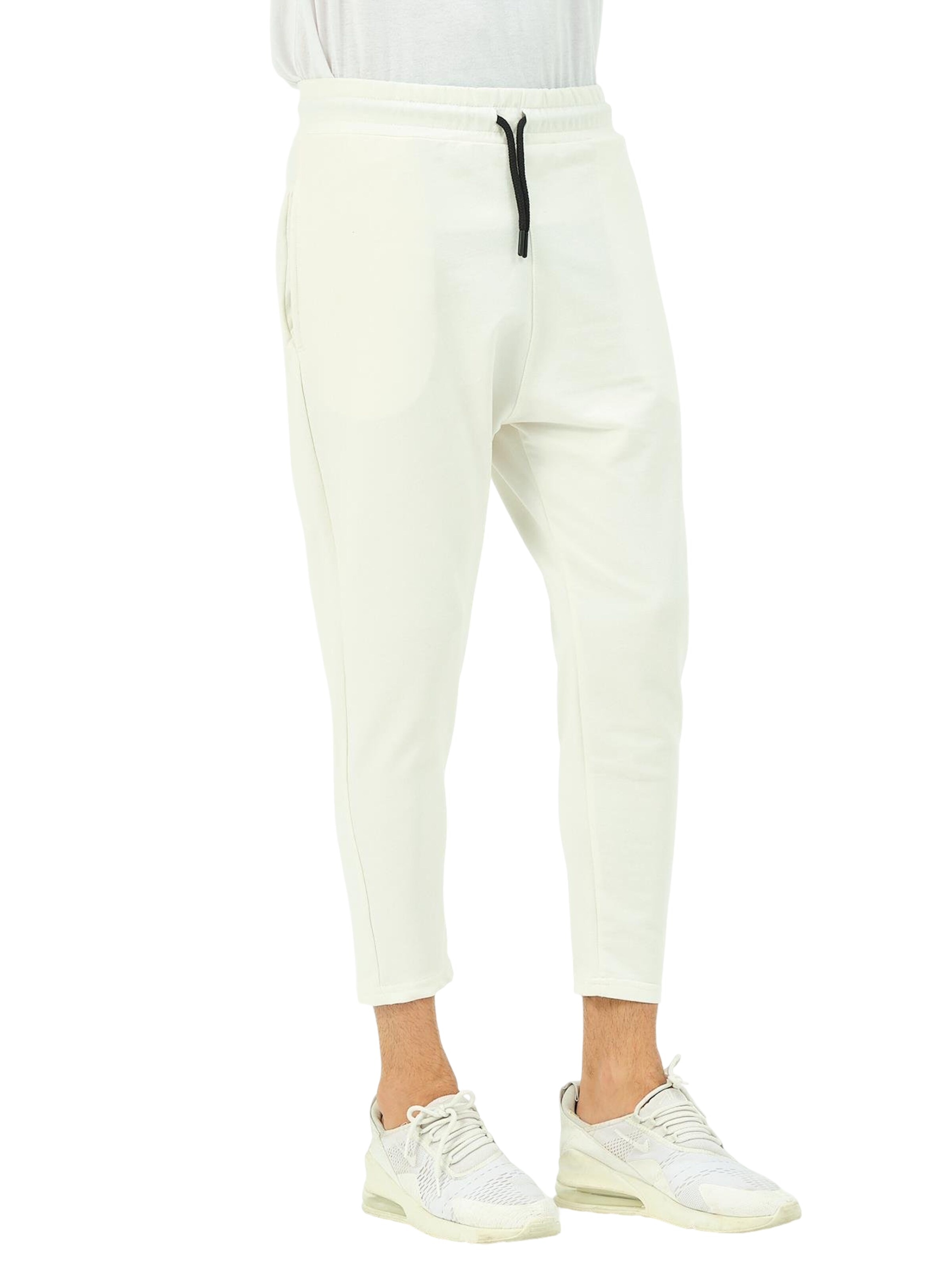 Effilé Pantalon C&City en blanc : devant