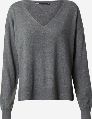 ONLY Pullover 'Rhia' in Grau: predná strana