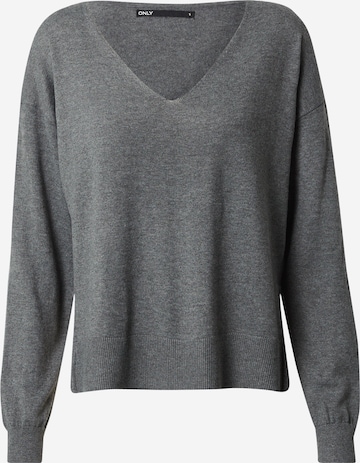 ONLY Pullover 'Rhia' in Grau: predná strana