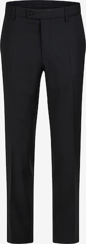 HECHTER PARIS Regular Pleated Pants in Black: front