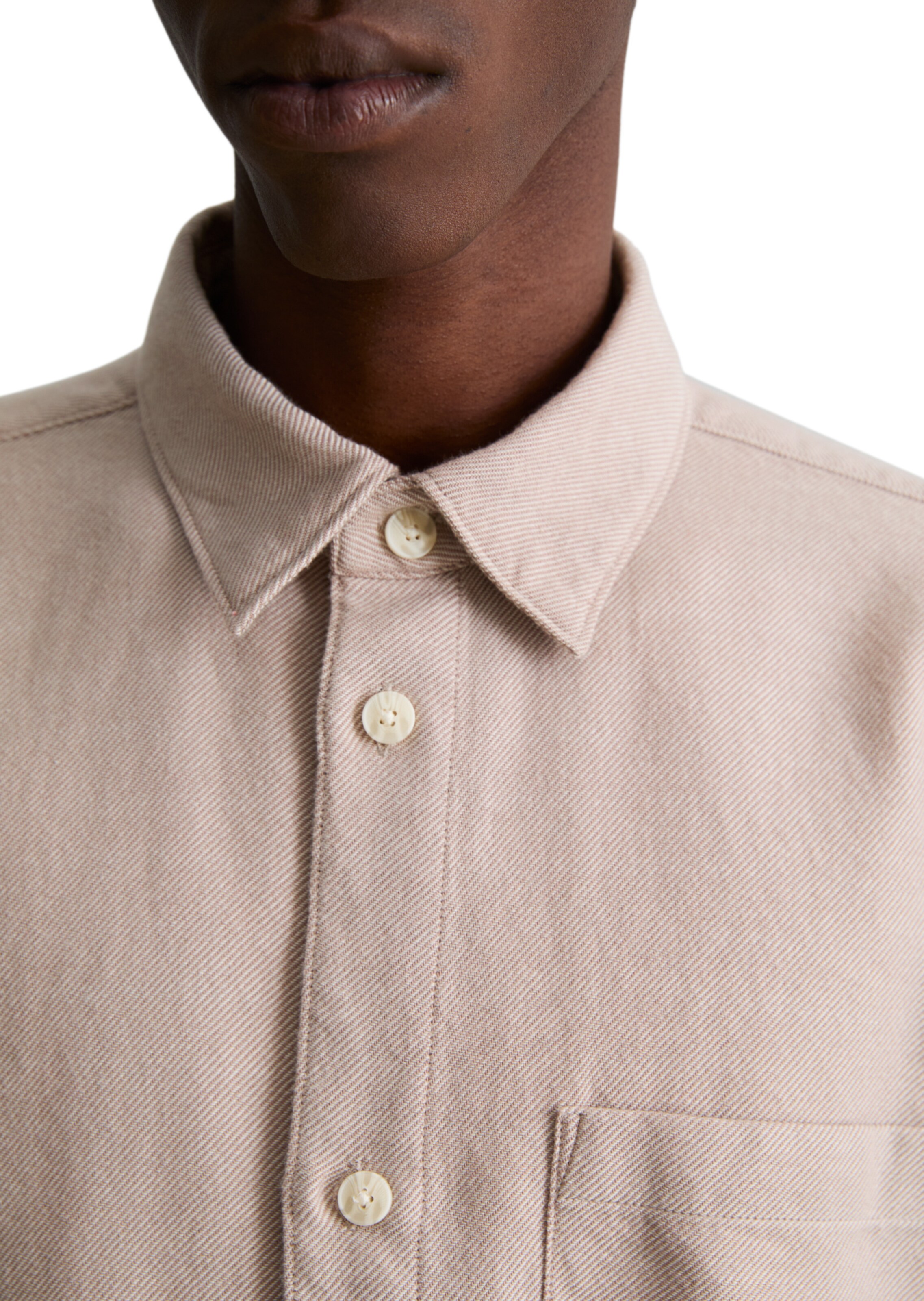 Marc O'Polo DENIM Regular fit Button Up Shirt in Beige: front