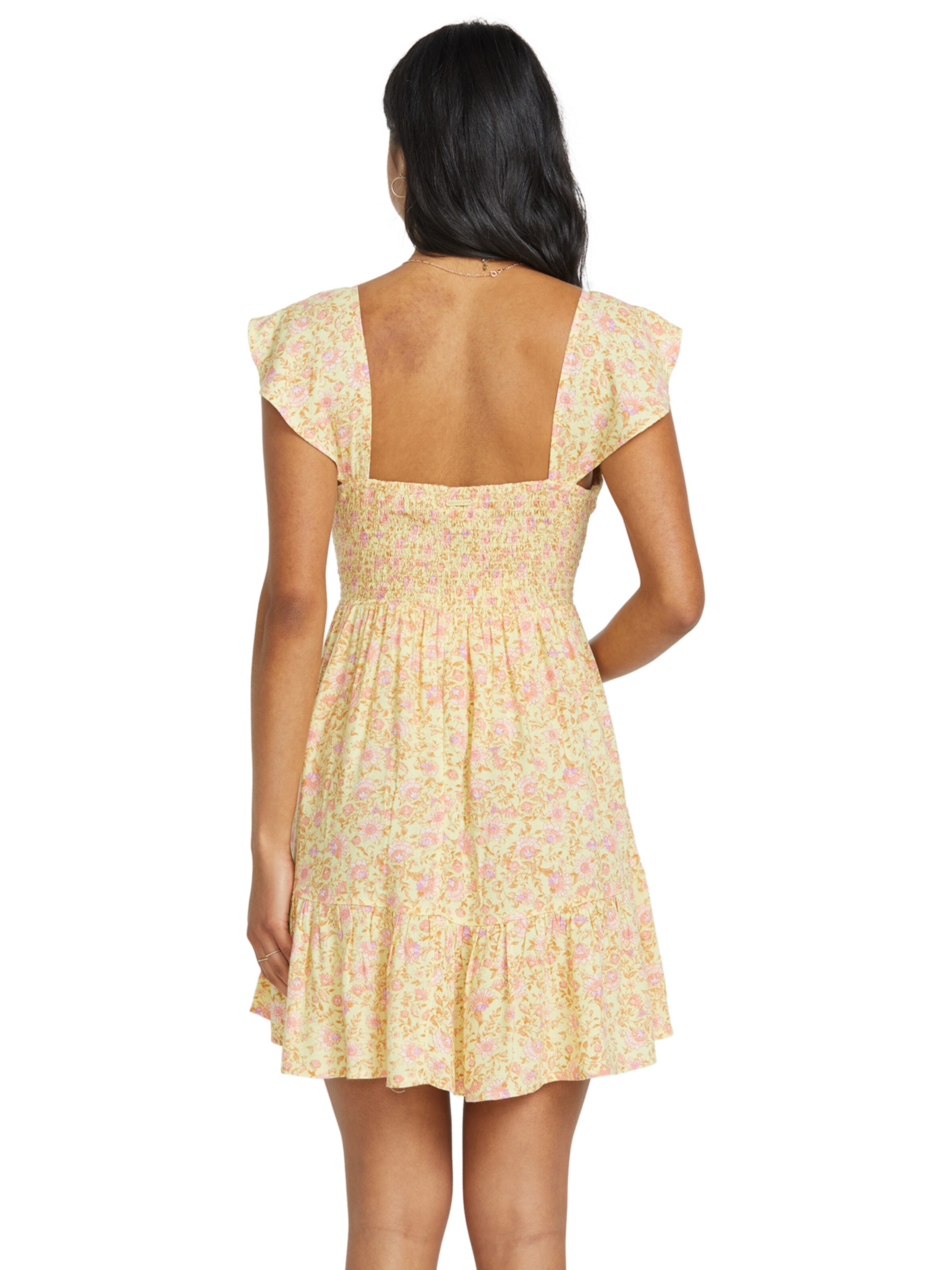 BILLABONG Jurk 'Sweet Bouquet' in Geel