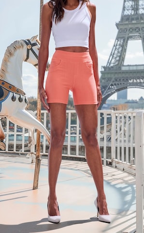 H.I.S Skinny Jeggings in Orange