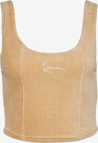 Karl Kani Top in Beige: voorkant