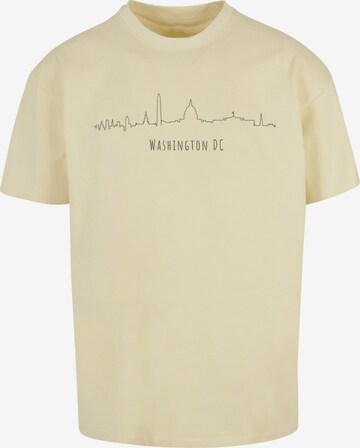 T-Shirt 'Washington' Merchcode en jaune : devant