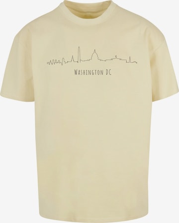 Merchcode T-Shirt 'Washington' in Gelb: predná strana