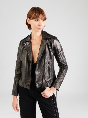 Veste mi-saison 'Wona' Mauritius en noir : devant