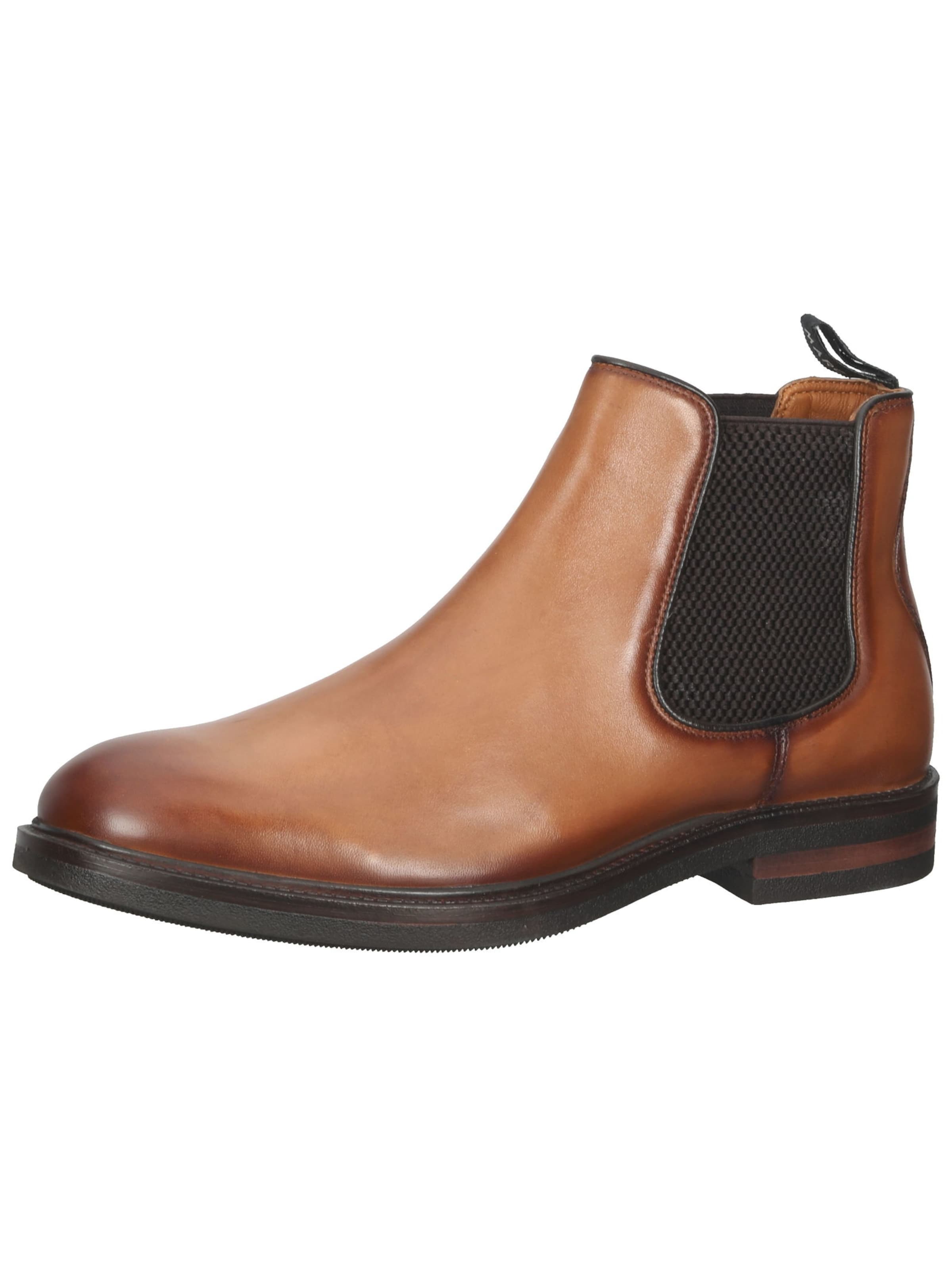 Männer Boots & Stiefel Marc Shoes Chelsea Boots in Cognac, Dunkelbraun - YT02648