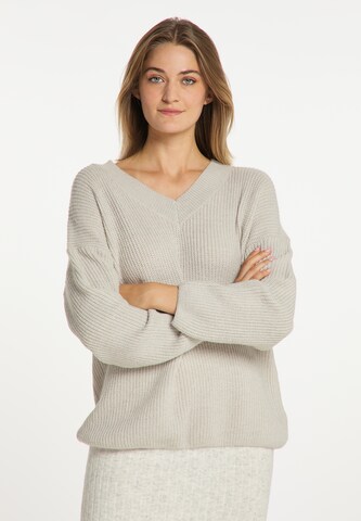 usha WHITE LABEL Pullover in Beige: predná strana