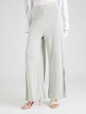 ABOUT YOU Wide leg Trousers 'Caro' in Green: front