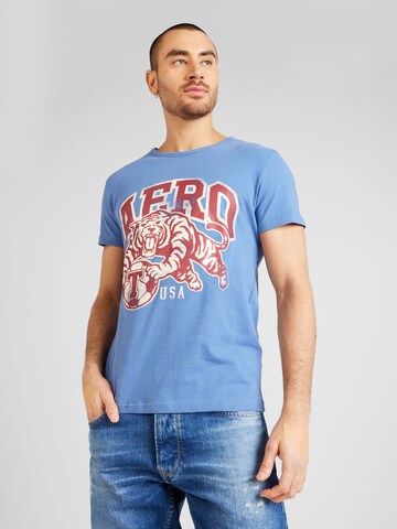 AÉROPOSTALE Shirt 'TIGERS' in Blue: front