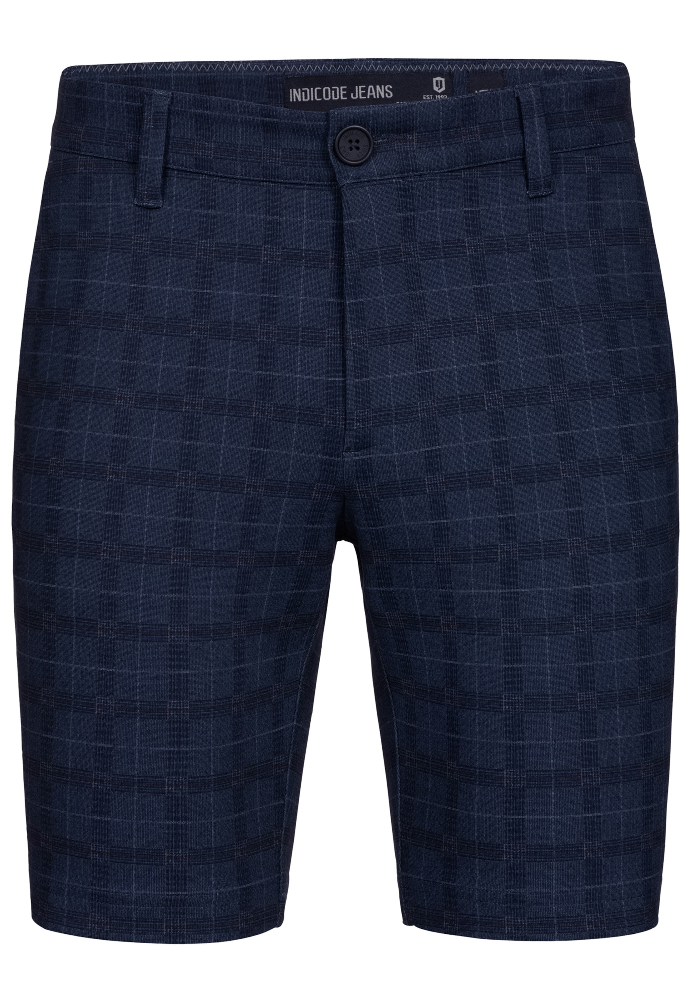 INDICODE JEANS Regular Shorts 'Aalborg' in Blau: Vorderseite