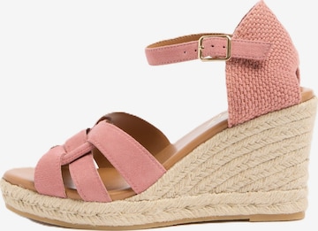 LipsySandale s remenčićima - roza boja: prednji dio