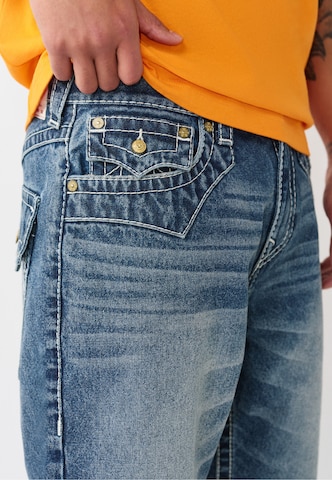 True Religion Normální Džíny – modrá