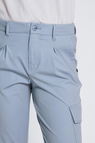 Zhrill Regular Cargohose in Blau