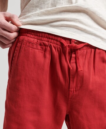 Superdry Regular Pants in Red
