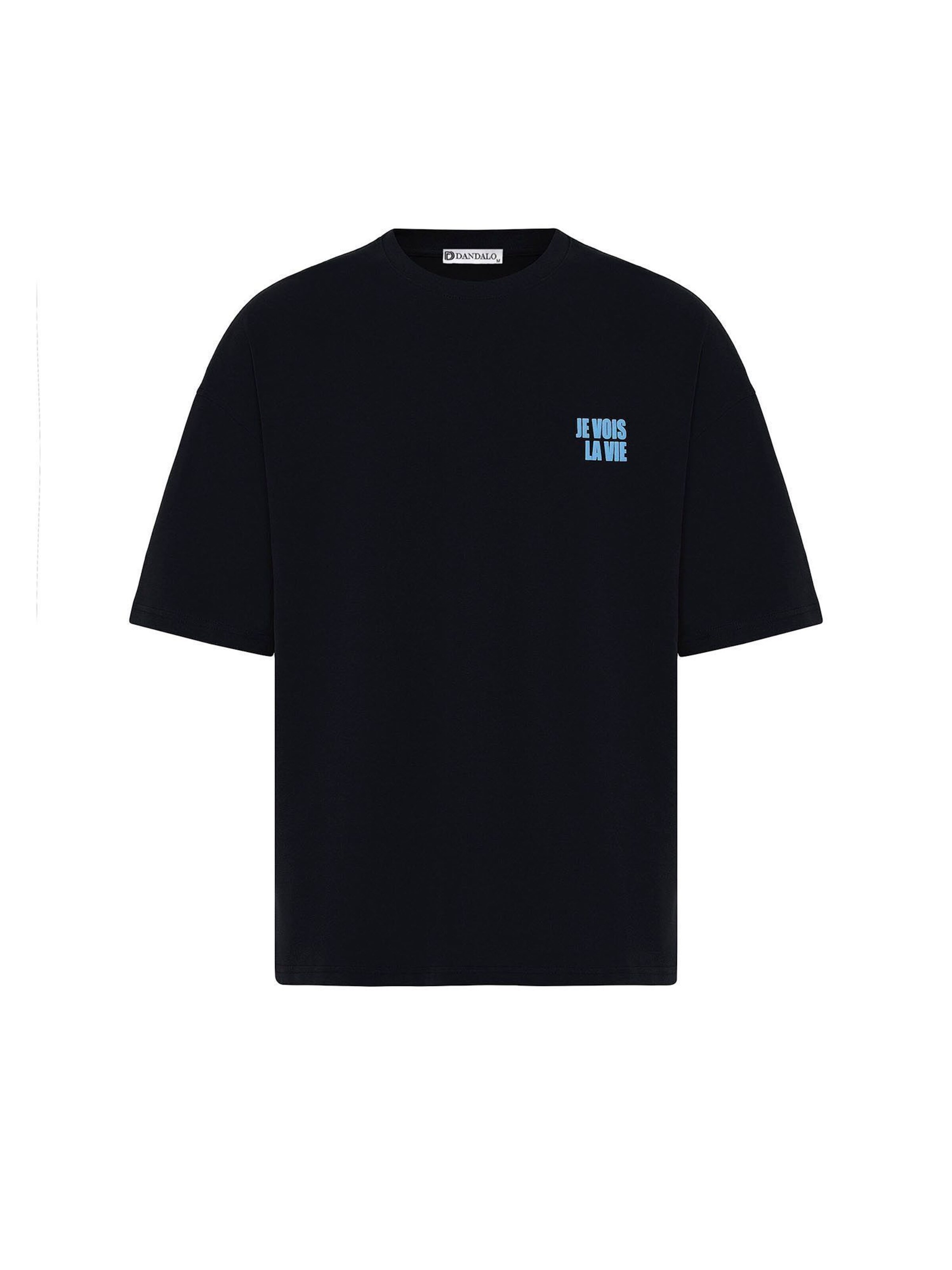 Dandalo T-Shirt in Schwarz: Vorderseite