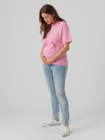 MAMALICIOUS T-shirt 'Ferida' i rosa