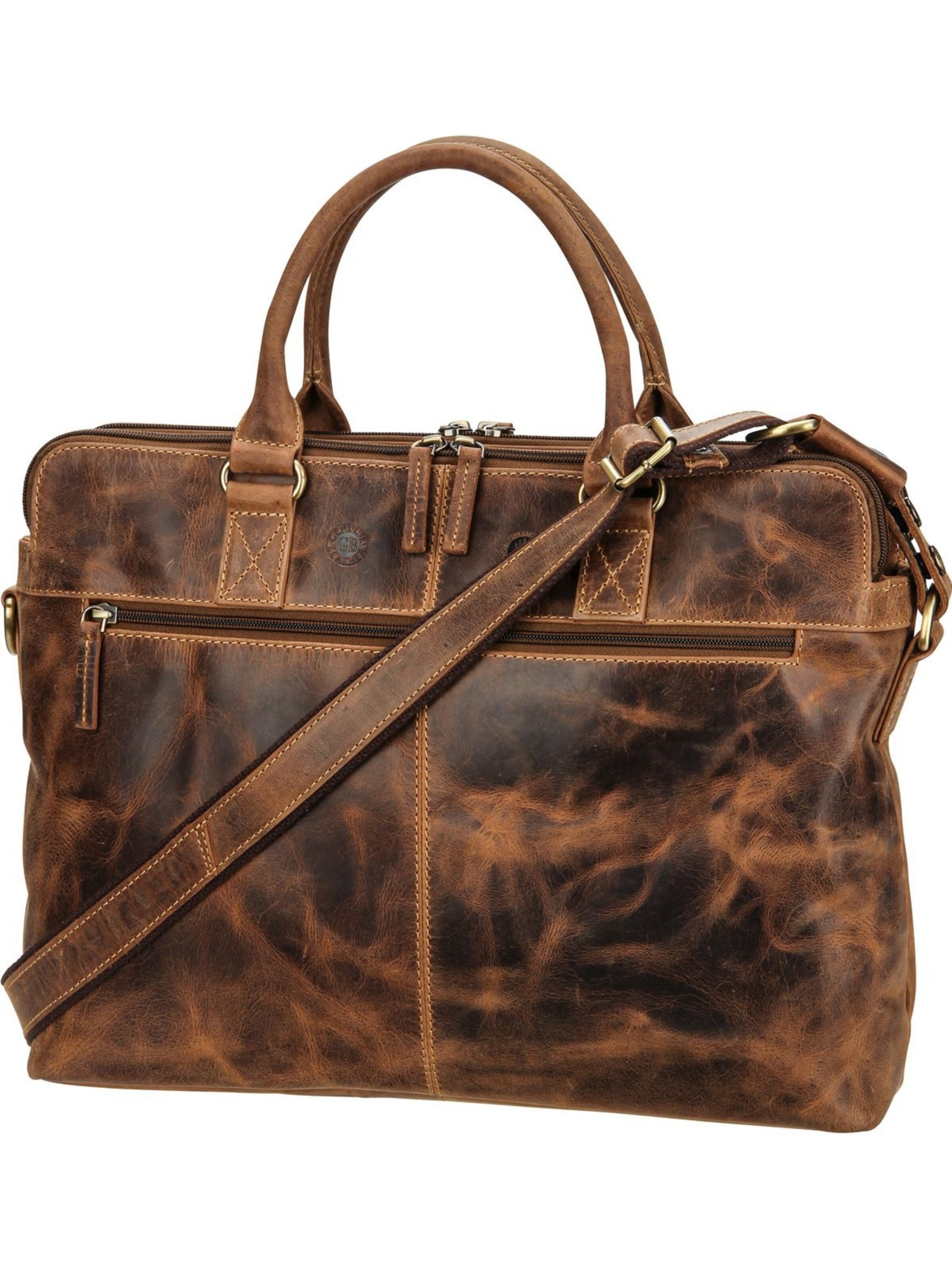 Borsa portadocumenti 'Vintage 1538 ' di GREENBURRY in marrone