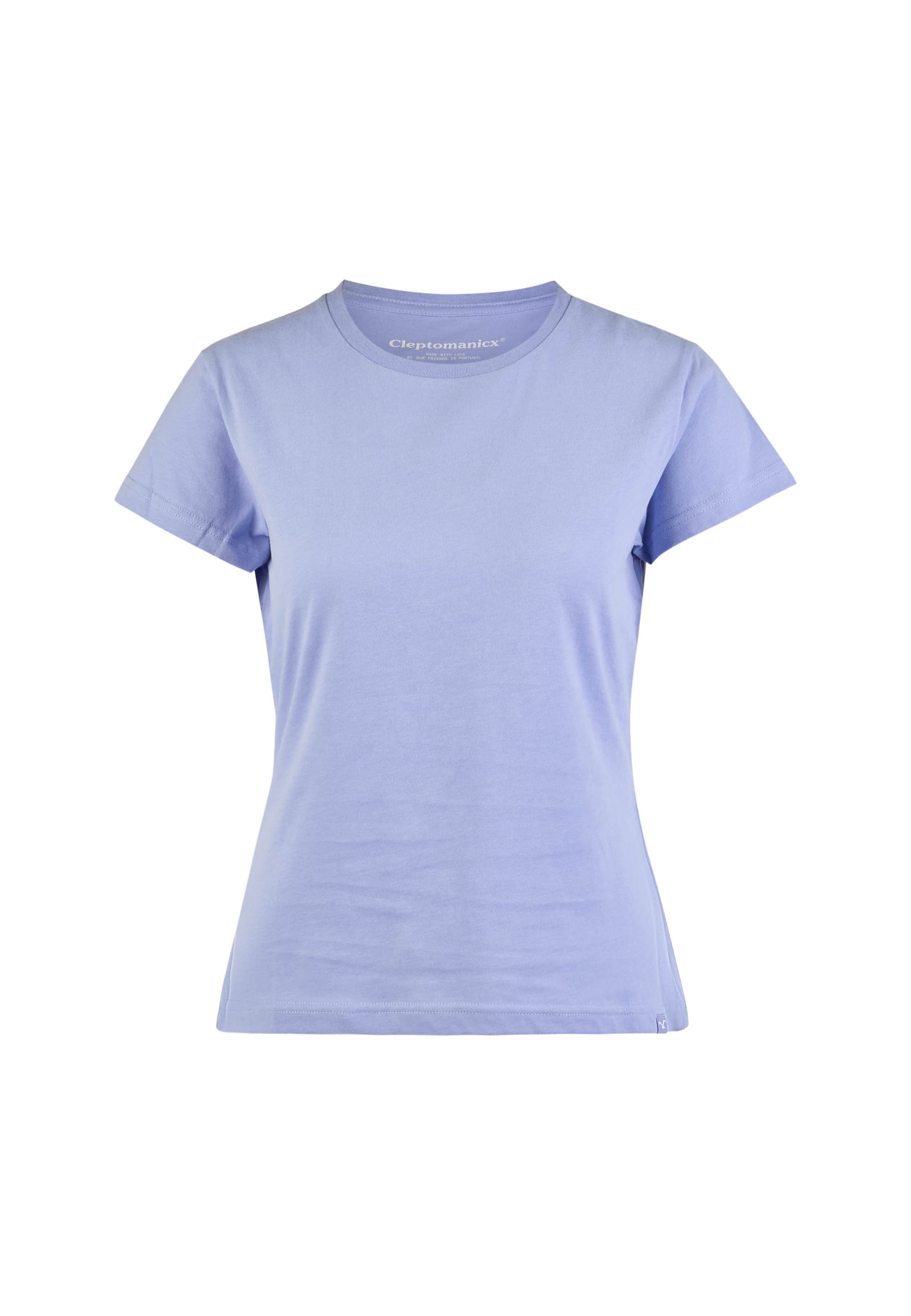 Cleptomanicx Shirt 'Slim Tee Ligull Slim' in Blue: front