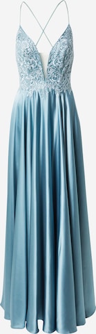 LUXUAR Evening dress in Blue: front