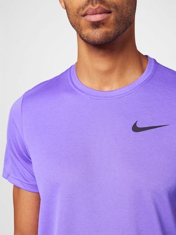 NIKE Funkcionalna majica 'Superset' | vijolična barva