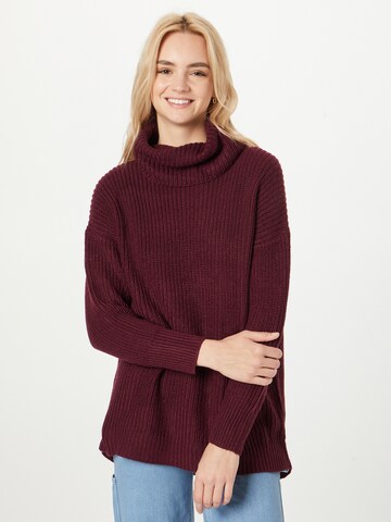 Pull-over 'NICA' ONLY en rouge : devant