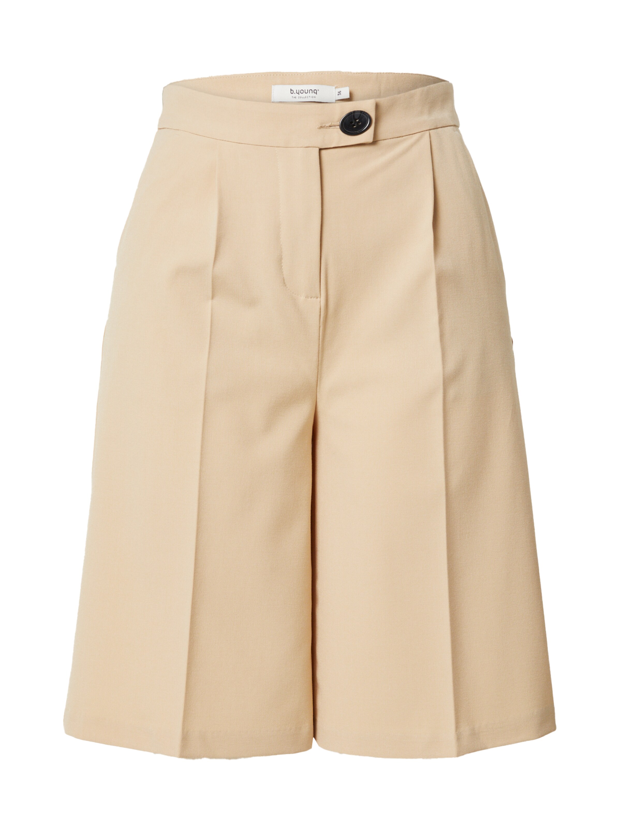 Loosefit Pantaloni con piega frontale 'Bydanta' di b.young in beige: frontale