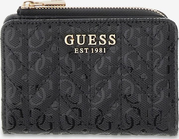 GUESS Wallet 'Stacey' in Black: front