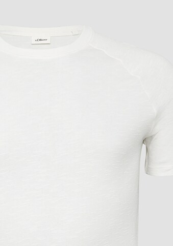 T-Shirt s.Oliver en blanc