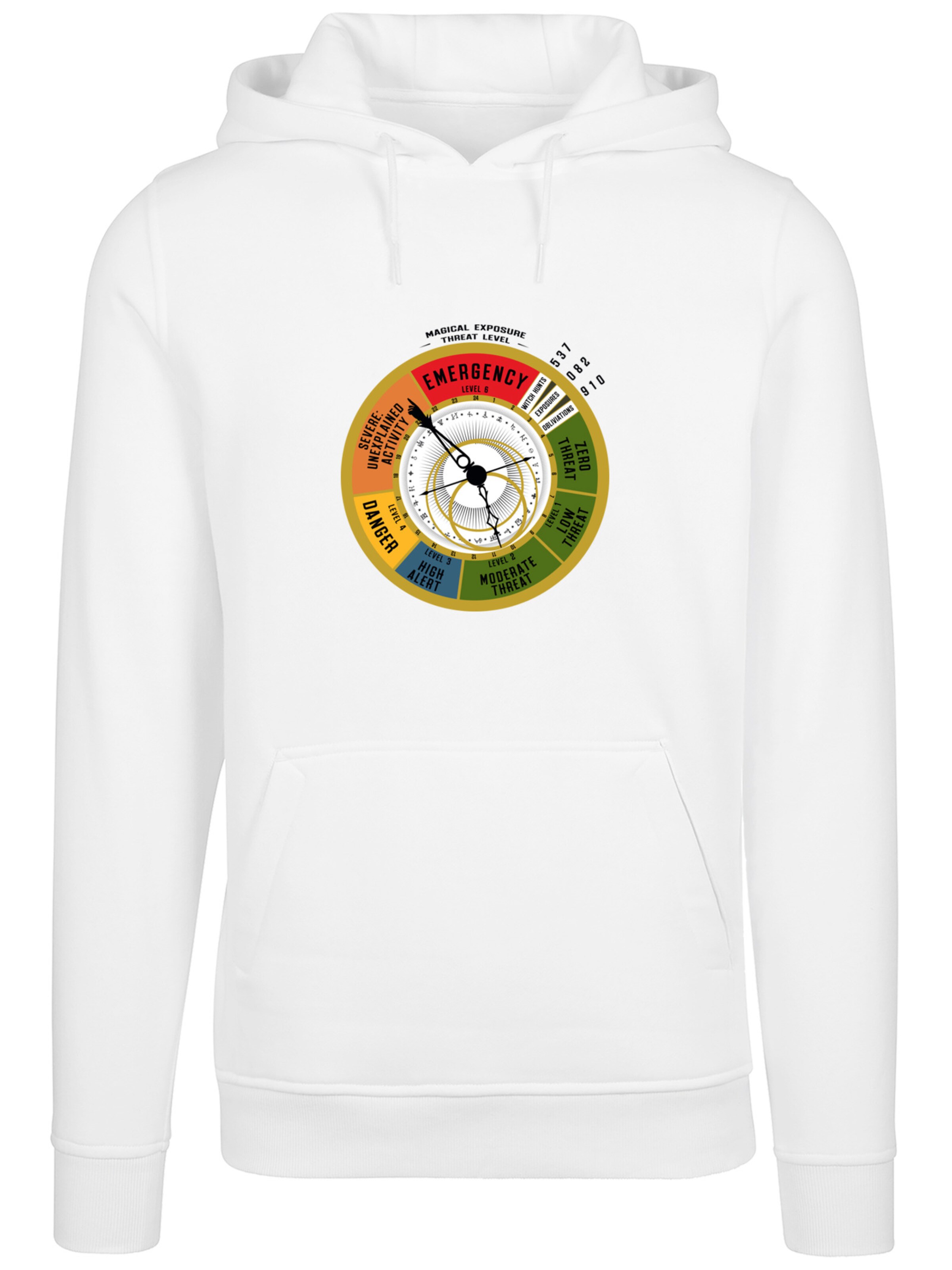 F4NT4STIC Sweatshirt in Wit: voorkant