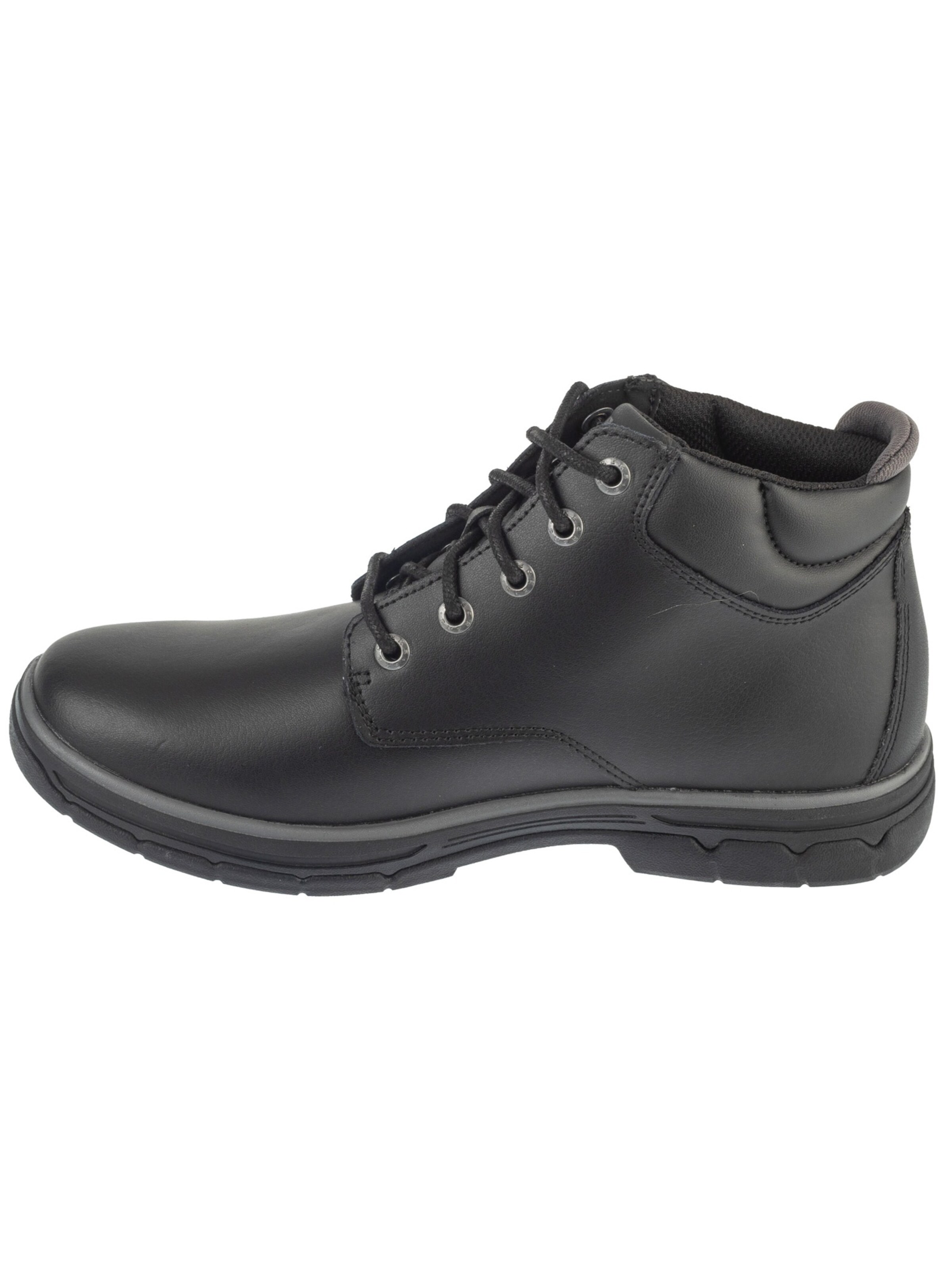 SKECHERS Lace-Up Boots 'Skechers Segment 2.0 - Brogden' in Black: front
