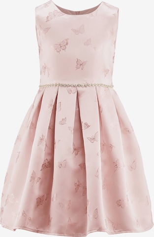 happy girls Mekko värissä vaaleanpunainen: etupuoli