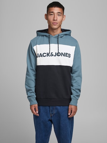 JACK & JONES Regular Fit Sweatshirt i blå: forside