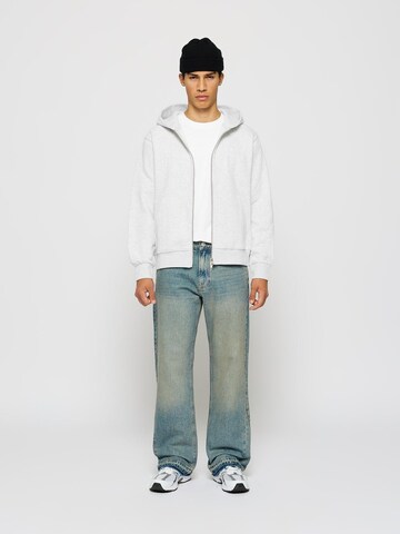 Burocs Zip-Up Hoodie in Grey