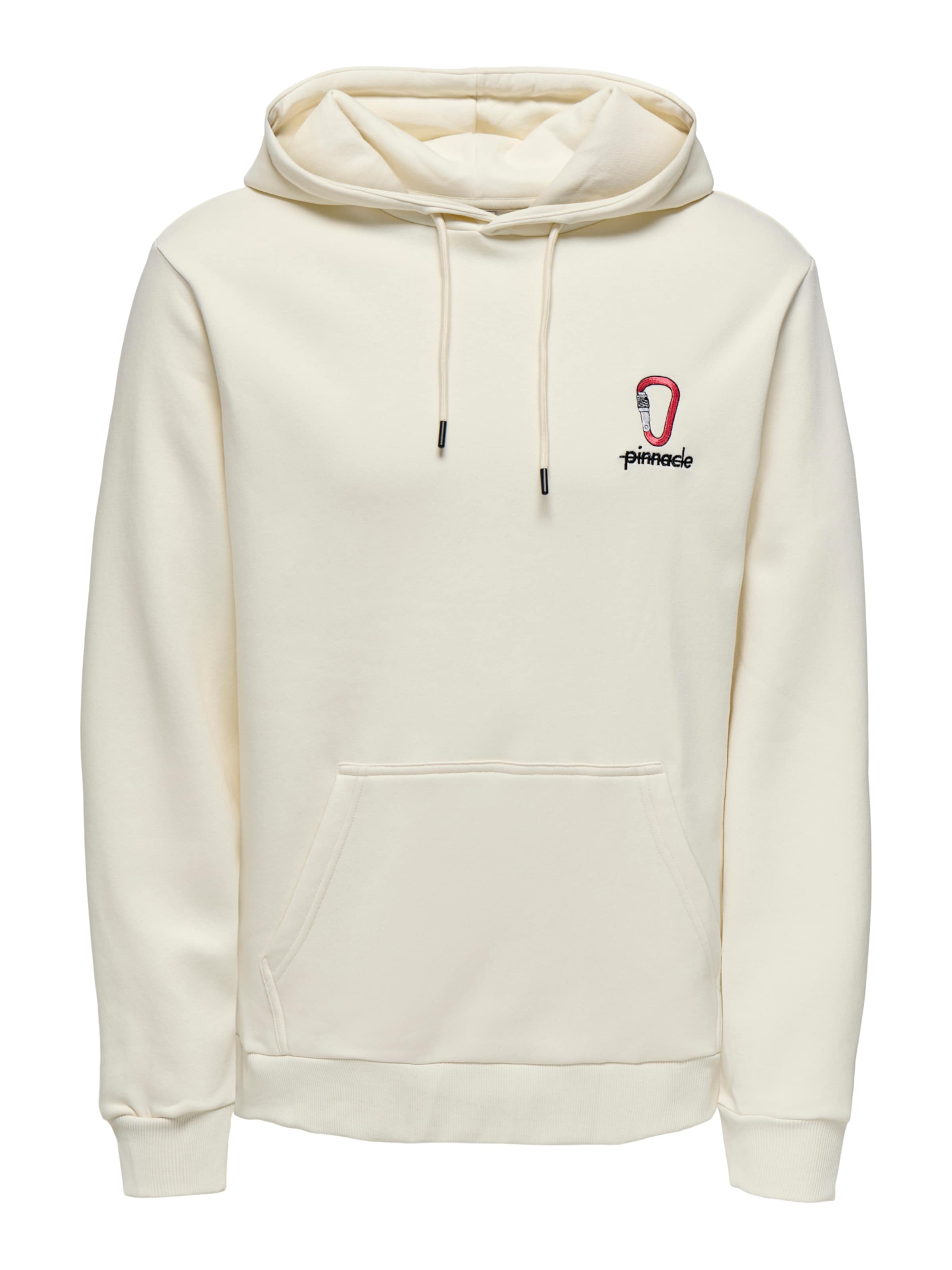 Only & Sons Sweatshirt 'ONSCERES KENNY' in White: front