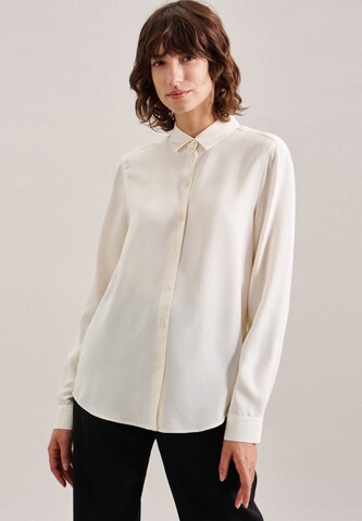 SEIDENSTICKER Blouse in Wit: voorkant