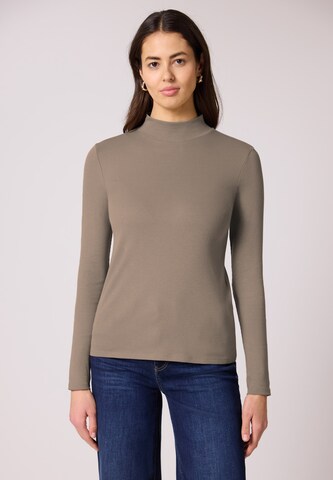 STREET ONE Shirt in Brown: front