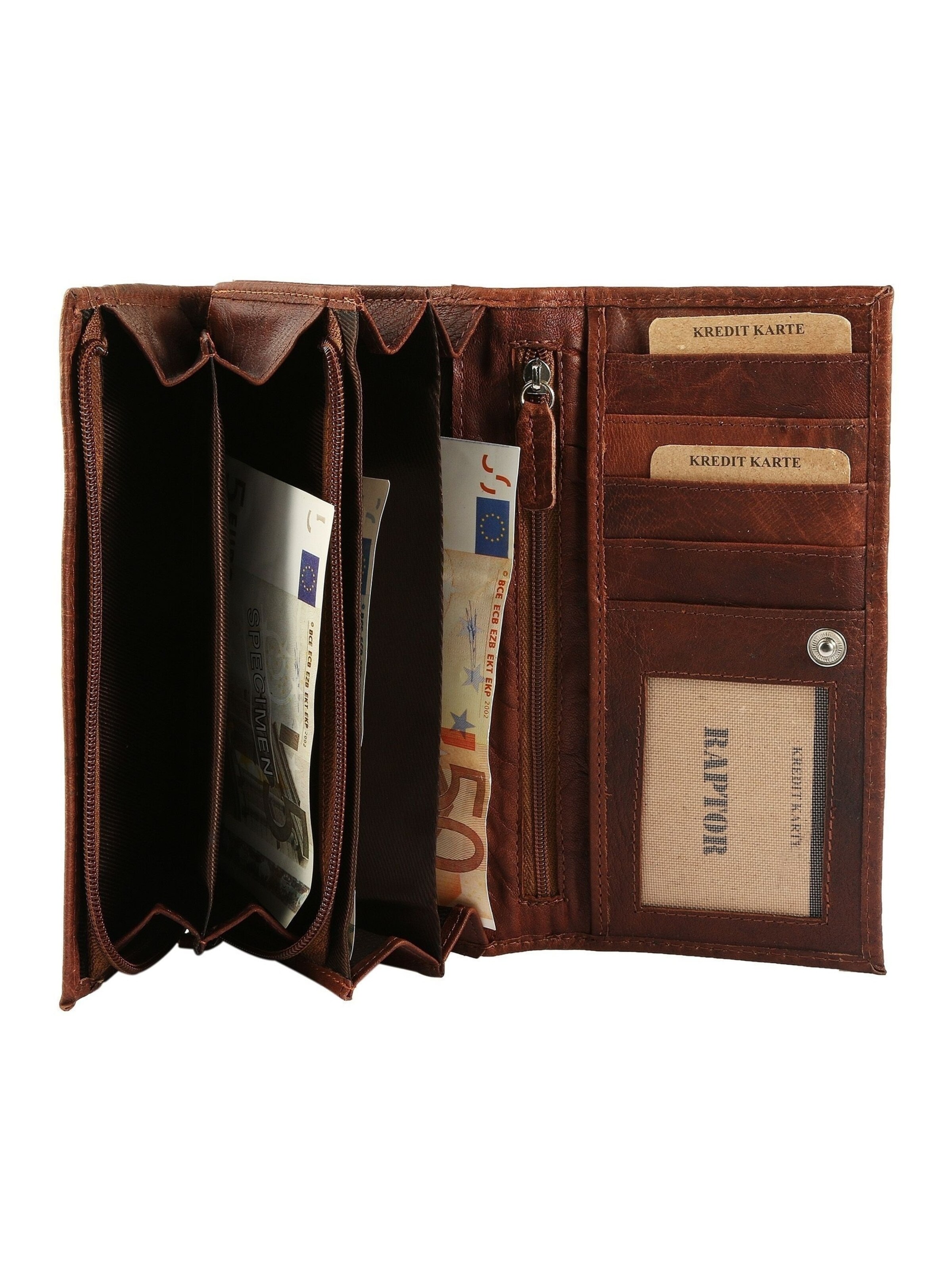 Raptor Wallet 'RA379, langlebig' in Brown
